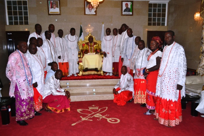 Olu of Warri charges new Tisun leadership on peace, obedience to law
