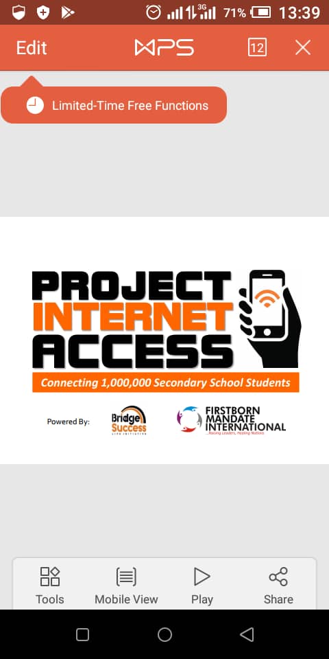 Survey on Internet Usage: NGOs target one million secondary school students in Nigeria