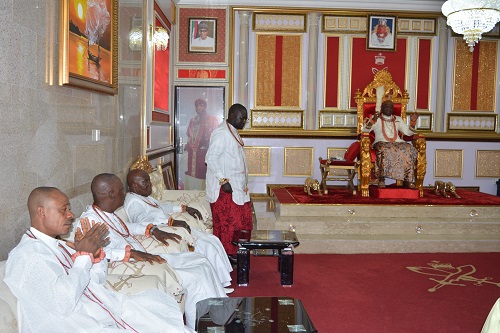 Thanks for your support, Uduaghan tells Warri Monarch