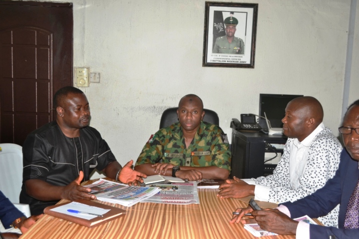Army CO tasks Delta publishers on fight against vandalism, kidnapping