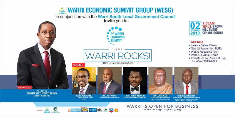 Warri Economic Summit: Tidi explains targets, lists gains of maiden edition