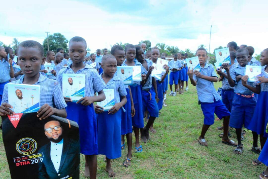 Ugbomah doles out Education materials to pupils in Ndokwa East