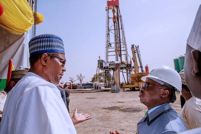 Frontier Exploration Gets Underway as President Buhari Flags off Oil Drilling in Gongola Basin