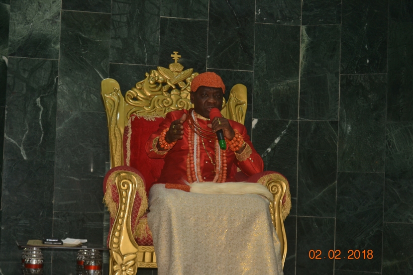 Unite Ugboegungun with good attitude, Warri Monarch charges new community leadership