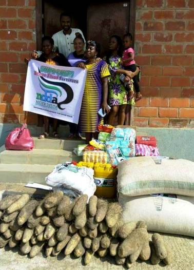 NDDA donates relief materials to IDP camp in Benue