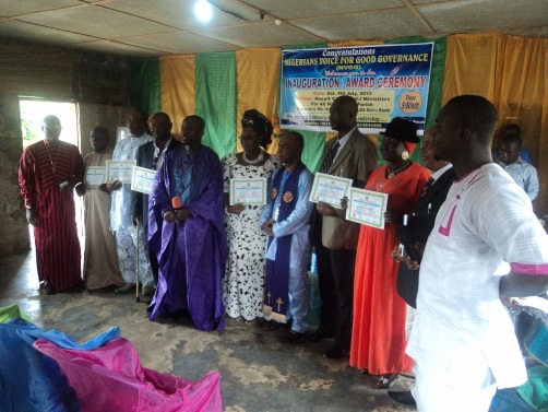 Igbogene Monarch, Obi of Umunede, Isoko Mirror Publisher, Isoko South Chairman others Bag Awards 