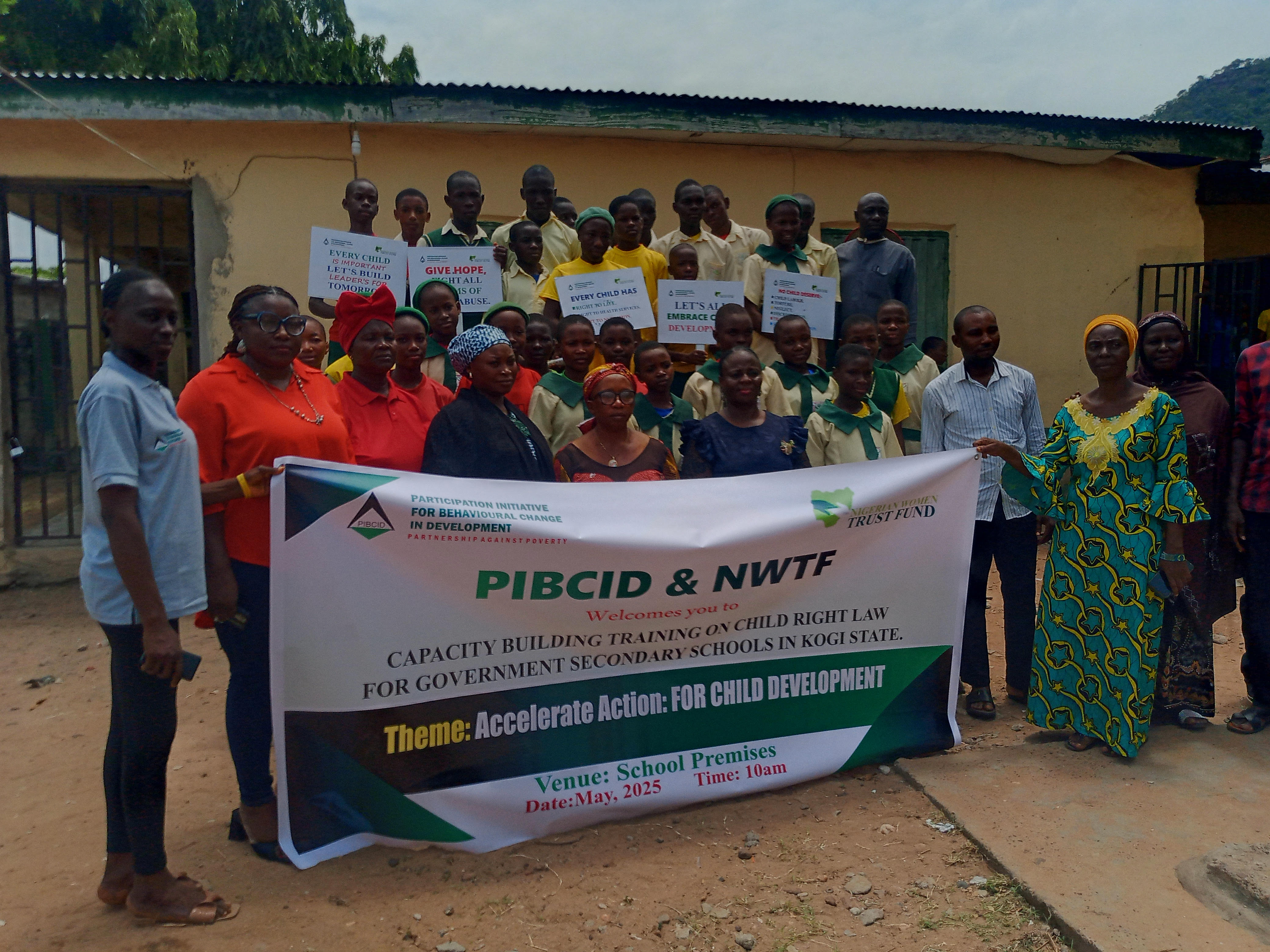 PIBCID, NWTF takes implementation of Child Right law to Kogi Schools