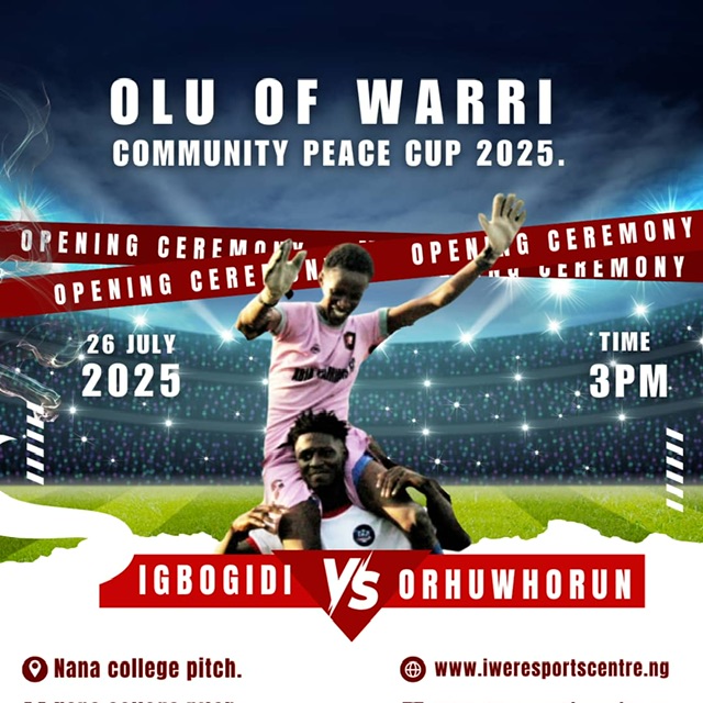 Igbogidi, Orhuwhorun match-up to begin 10th Edition of Olu of Warri Peace Cup