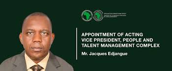 AfDB Names Jacques Edjangue as Acting Vice President, People, Talent Management Complex