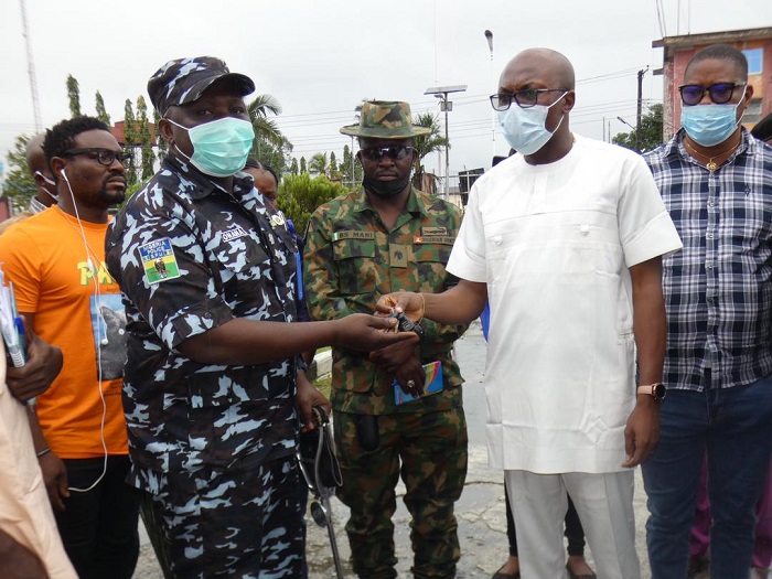 Fight against insecurity, gets more bite as Warri South Council donates vehicles to Police