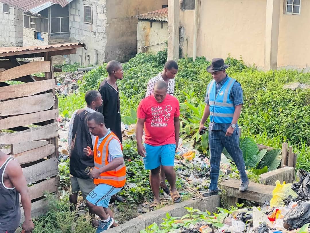 Agbateyiniro orders service of abatement notices to property owners emptying sewage, sullage on  Ekurede Itsekiri Road, Warri