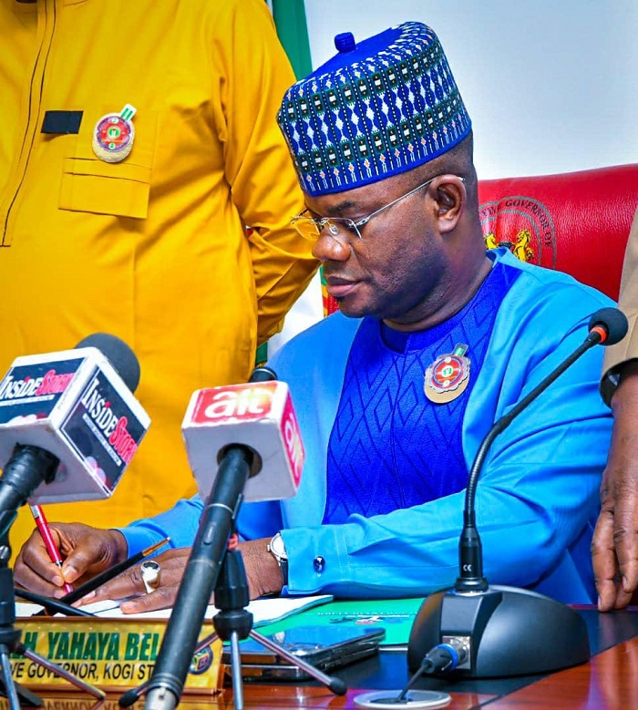 Gov. Bello Signs N145bn 2022 Budget Into Law