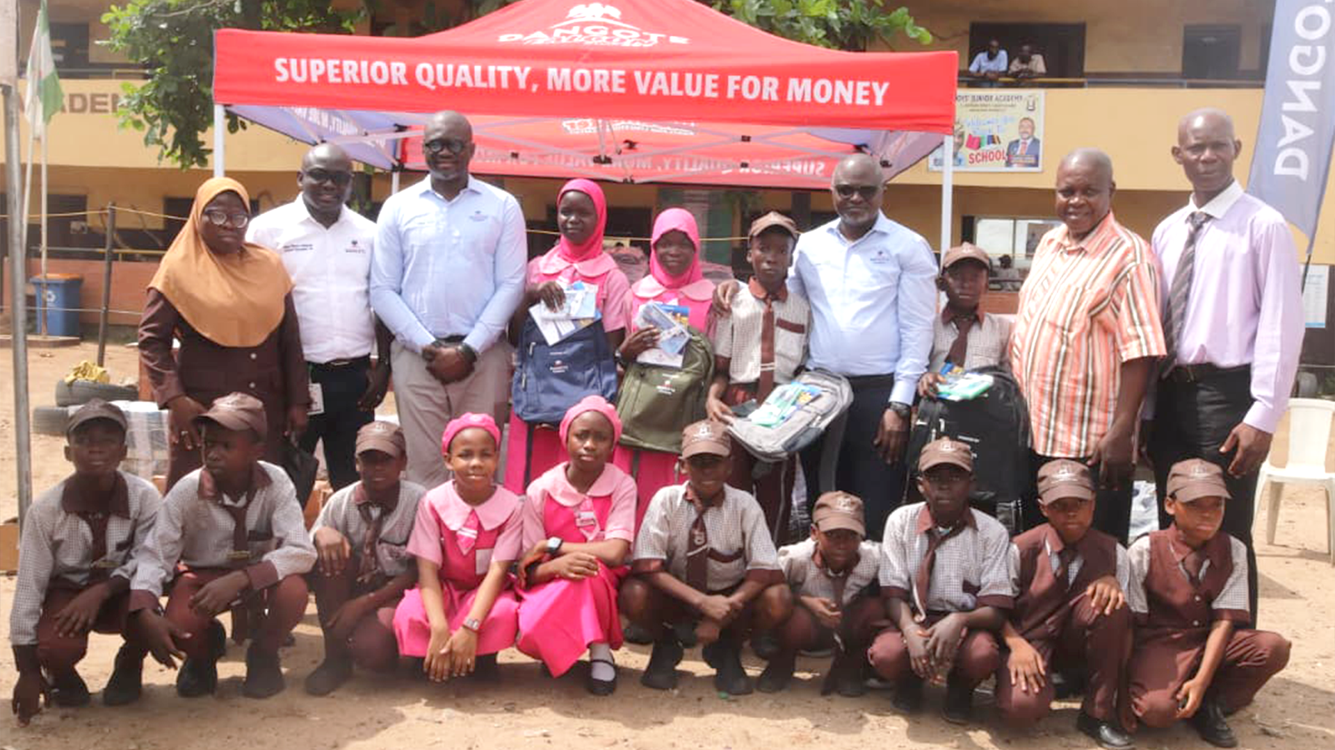 Dangote Cement Reinforces Commitment to Education with School Supply Donations in Lagos