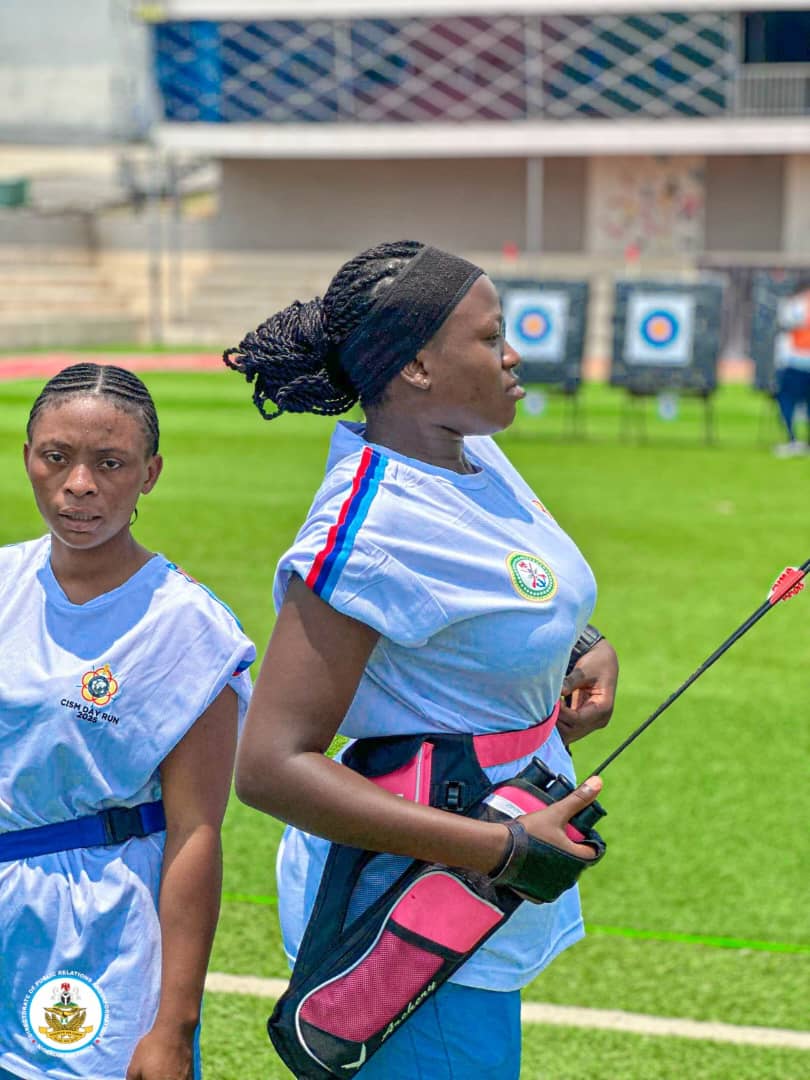 From first shot to champion: NAFs airwoman dominates archery arena