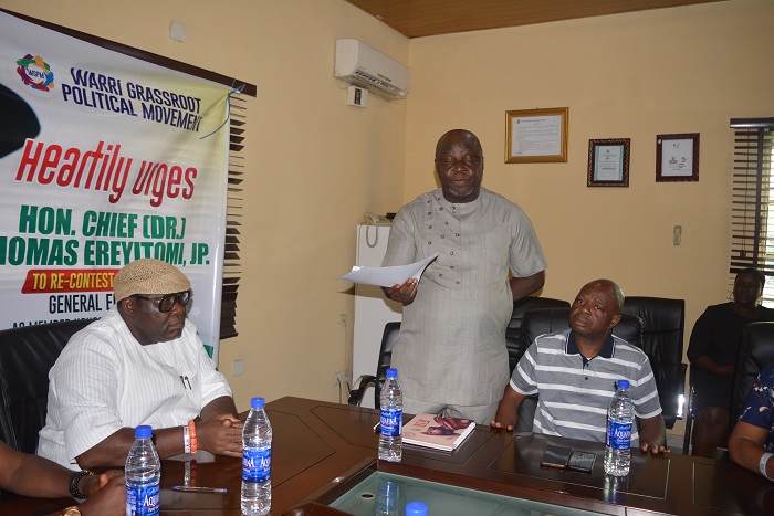 Re-contest to sustain your quality, robust representation – WGPM tells Ereyitomi