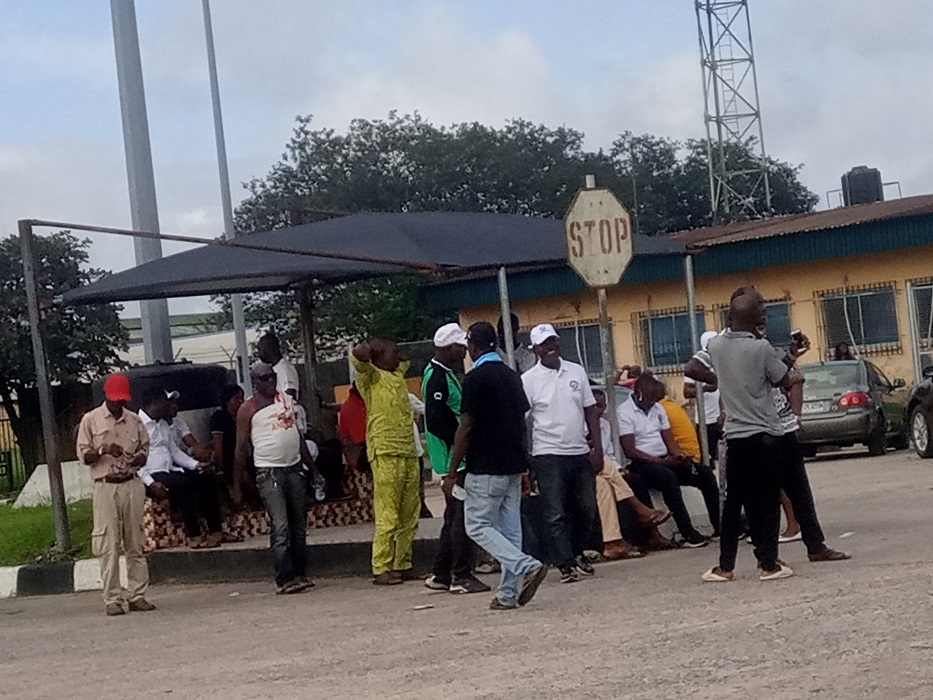 NLC warning strike records compliance as workers block entry to Warri Port