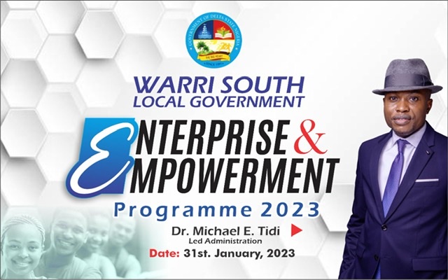 Warri South to scale up economic development with empowerment of 250 entrepreneurs
