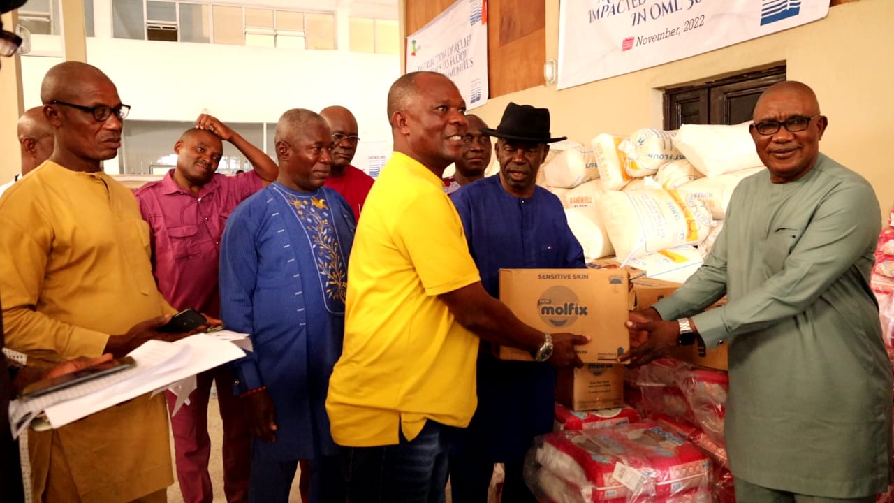 OML 30: HEOSL, JV Partners Donates N50m Relief Materials to Flood Affected Communities in Delta State