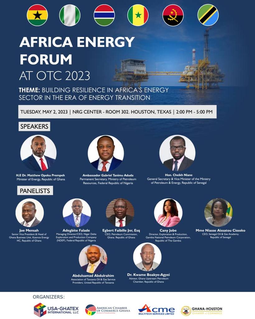 2023 OTC: African energy experts, others to delibrate on regional opportunities