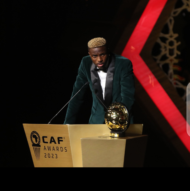 CAF Award: Osimhen reacts, says losing his parents in the course of the journey, leaves a scar in his heart