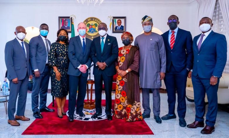 Chevron’s MD, Rick Kennedy visits Governor Sanwo-Olu