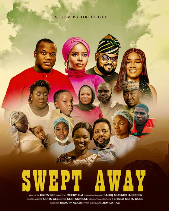 Nollywood Set to Premiere “Swept Away” as Oritsgee Media Rises in Kogi State