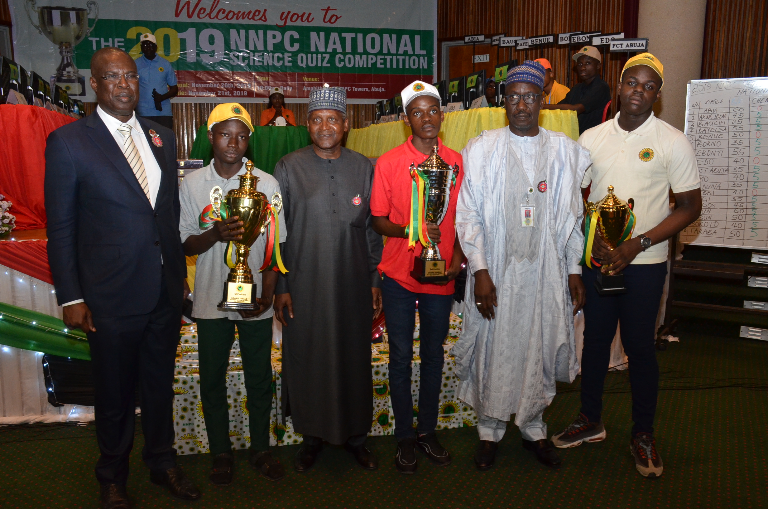 Encomiums as Ogun State’s Samuel Ojo Wins 2019 NNPC National Science Quiz Competition