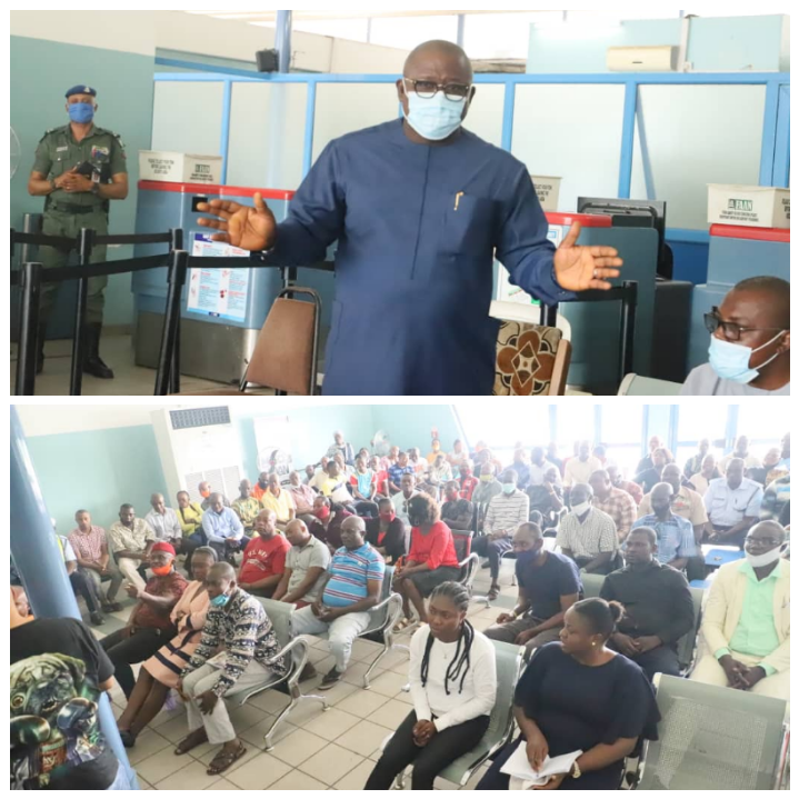 Delta Speaker, Oborevwori Meets With Osubi Airstrip Workers, Appeals For Calm