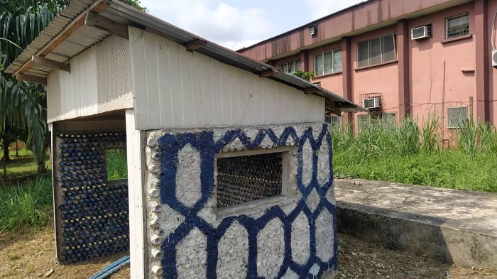 Chemist, Ataikiru illustrates how she built a house with plastic bottles