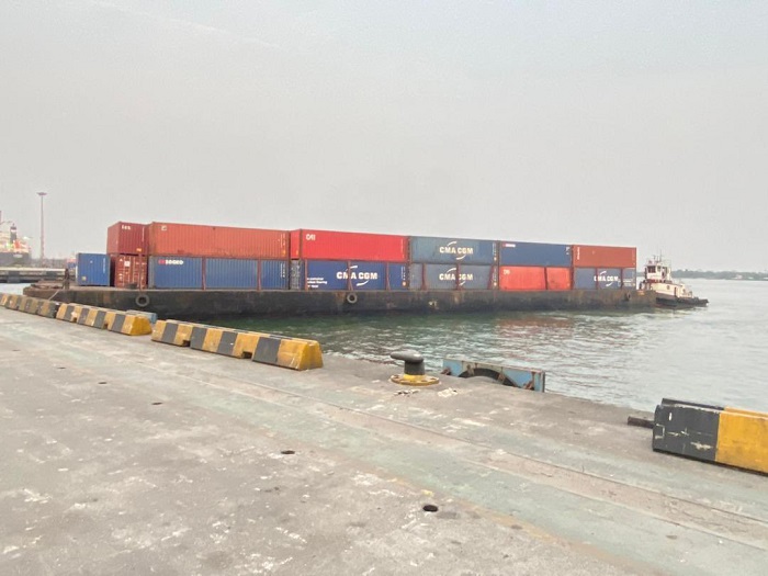 Onne Port Receives first-ever Export-Laden Barge