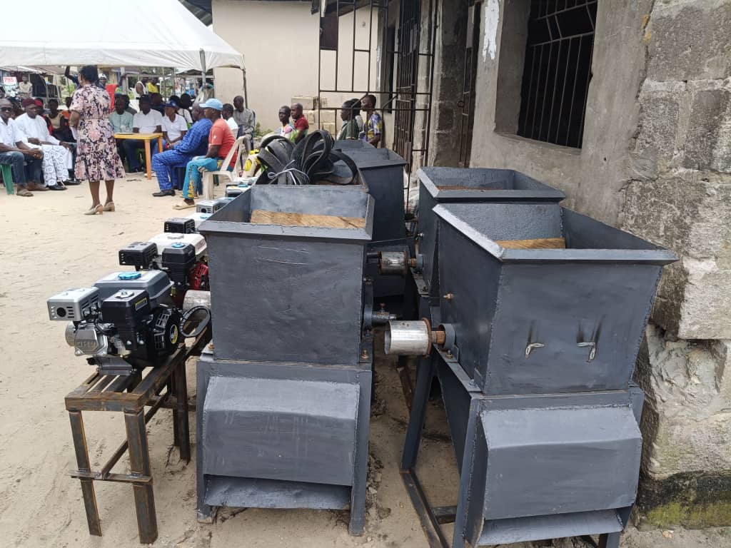 Delta LG Chairman boosts Agro - economy with donation of Cassava grinding machines to three communities