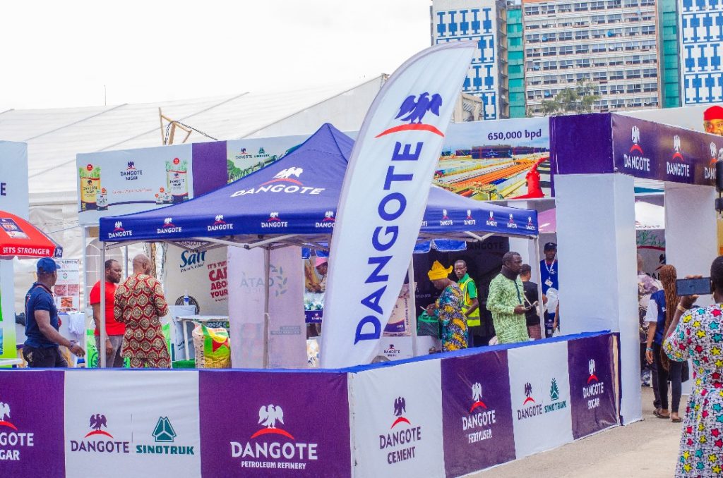 Dangote Showcases Products, Innovations at Lagos Trade Fair