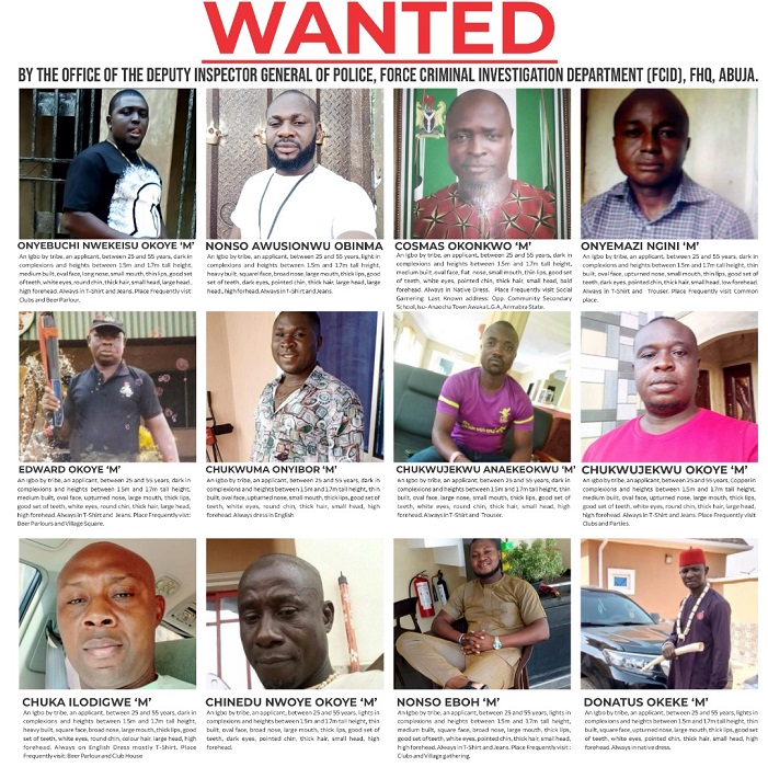 Just In: Police Declares Okoye, 11 Others Wanted Over Killings In Anambra