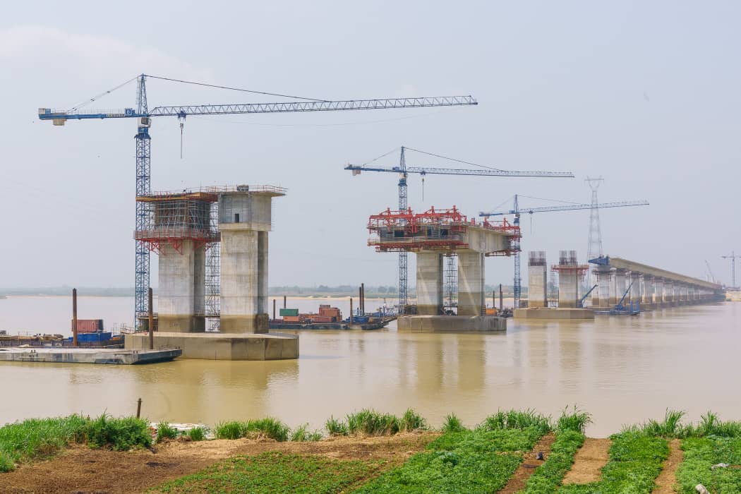 Governor Hope Uzodimma tweets on progress of work on Second Niger Bridge