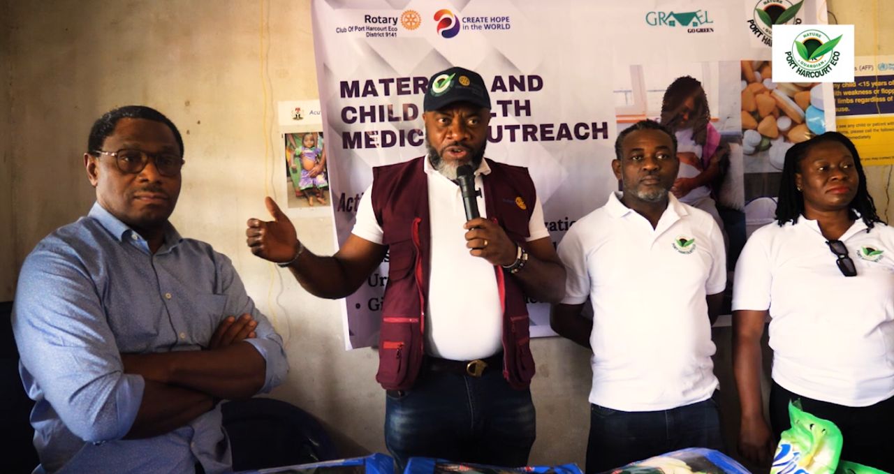 Rotary club of Port Harcourt ECO Celebrates 3rd Anniversary; Embarks on Health intervention, others