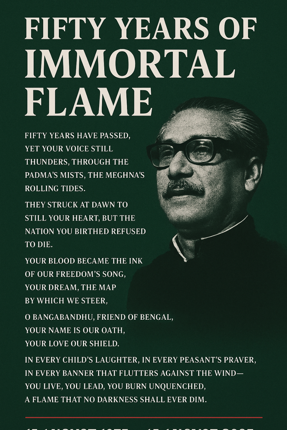 Bangabandhu And Bangladesh: One Soul, One Destiny