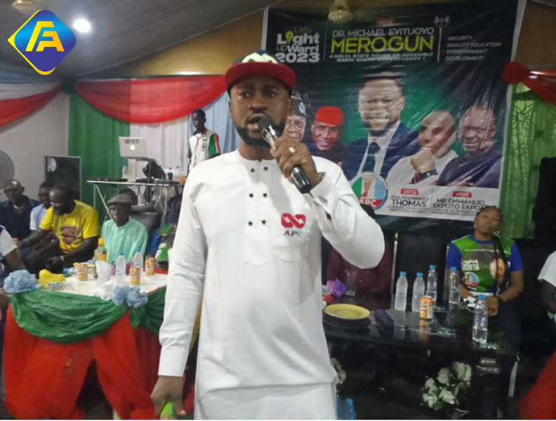 Warri South Constituency I Decides: APC candidate, Merogun concludes Ward-to-Ward Campaign