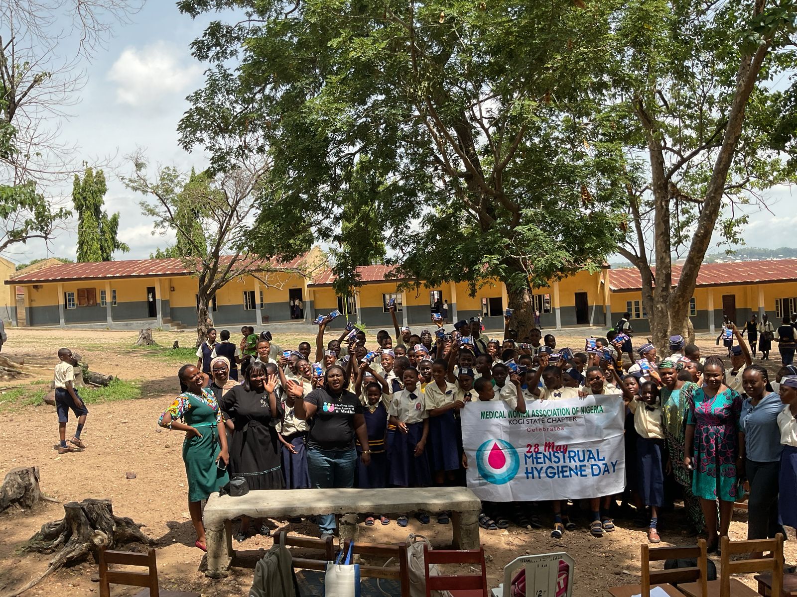 Over 150 Students Trained on Menstrual Hygiene by Medical Women Practitioners  in Kogi