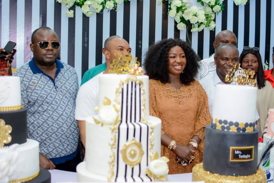 Matthew Tonlagha's Wife, Esther Celebrates Her Birthday In A Blaze Of Glory
