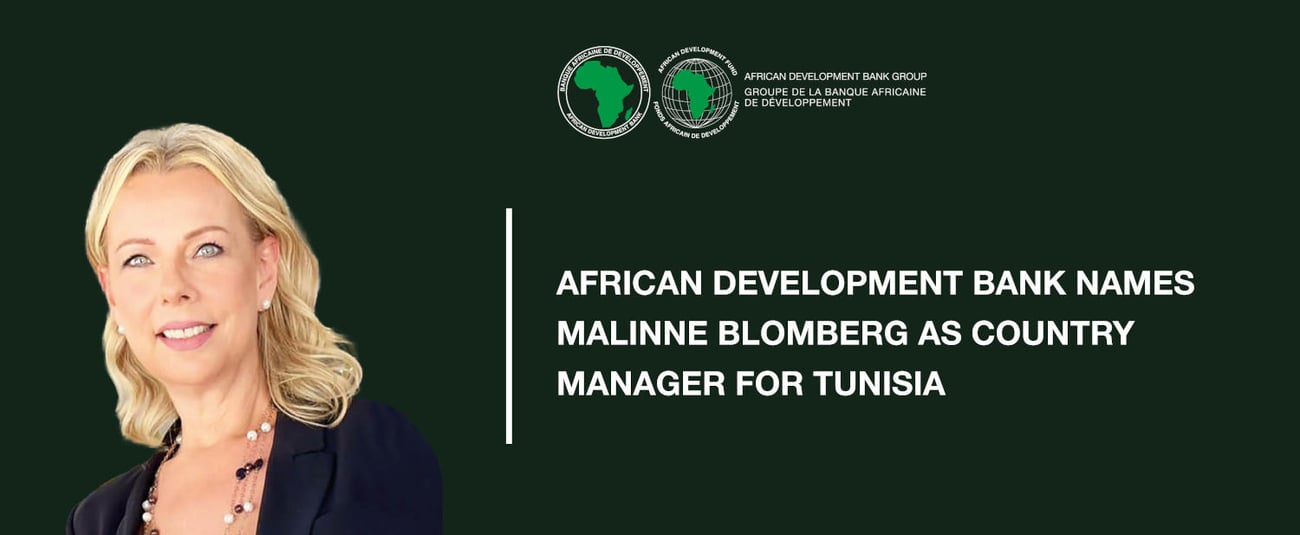 African Development Bank names Malinne Blomberg as Country Manager for Tunisia