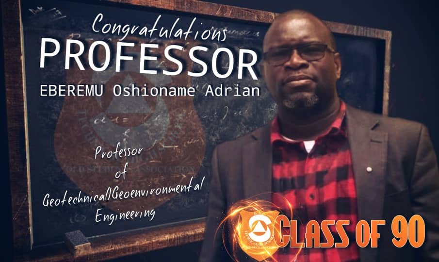 Adrian Eberemu emerges first Professor from DSC
