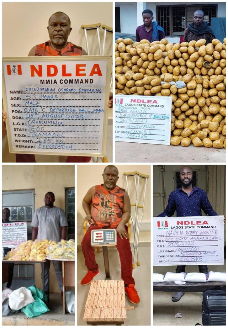 Italy-bound physically challenged man arrested at Lagos airport for drug trafficking