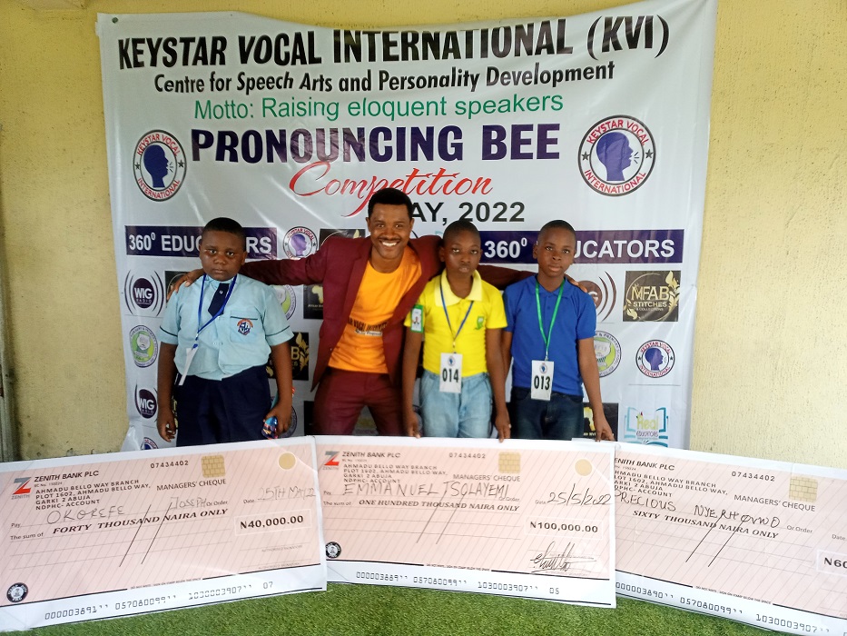 KVI hosts maiden  pronouncing Bee Competition  in  Delta  as 11-year old Emmanuel Ometan, emerges winner