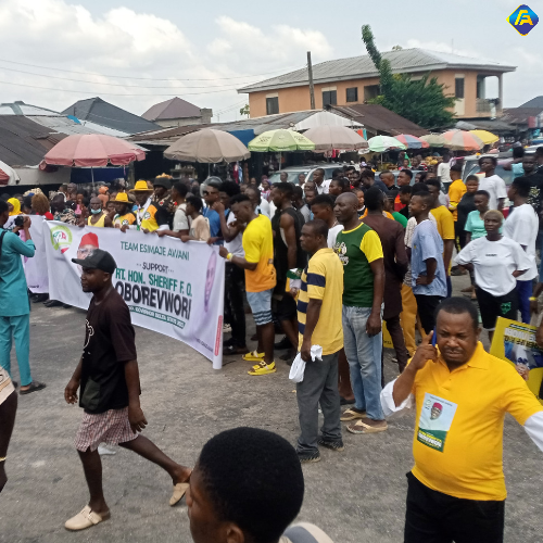 2023: Team Esimaje Awani, gathers over 5,000 supporters for Oborevwori