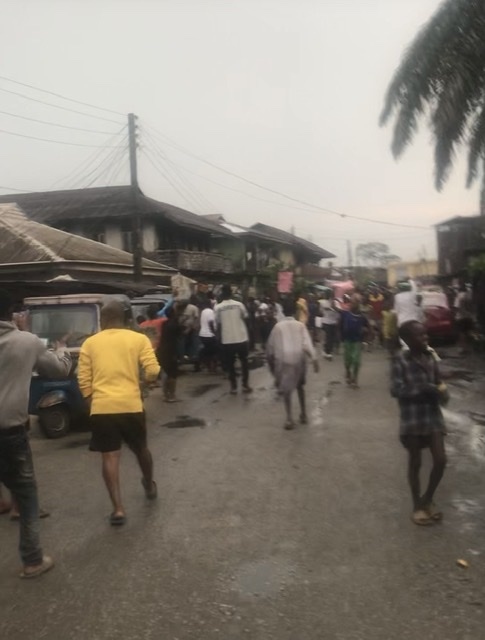 Breaking: Protest broke out in Warri