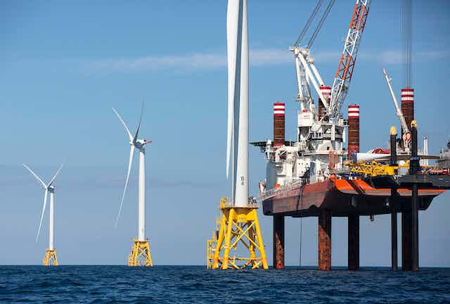 Offshore wind power can help reduce greenhouse gases