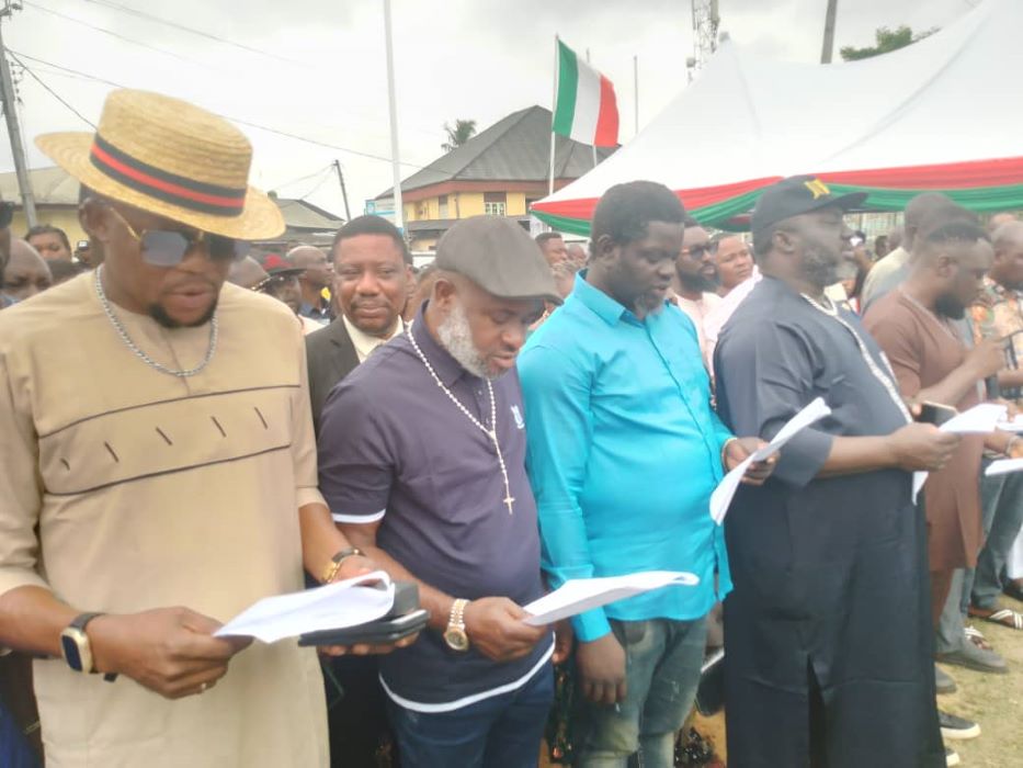 This is a call to service - Warri South PDP Chairman, Pessu charges new ward executives of the party