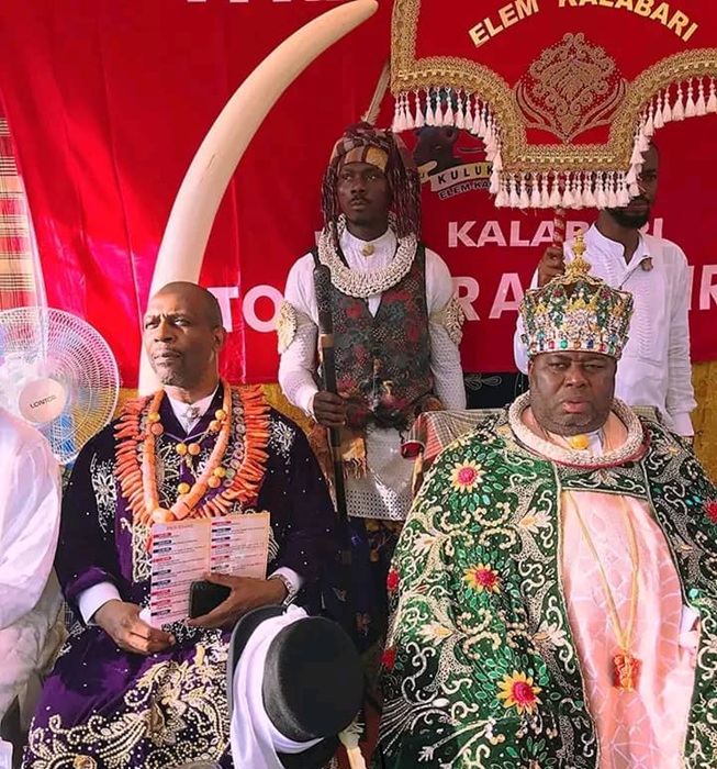 Princewill Marks 50 days in office as Da Ogo the VIth, visits the source (Elem Kalabari)