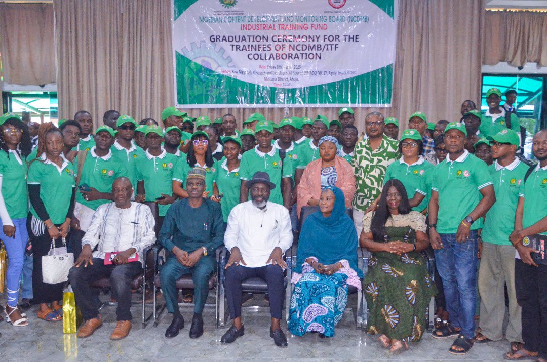 NCDMB, ITF Train 100 Youths in Key Industry Skills