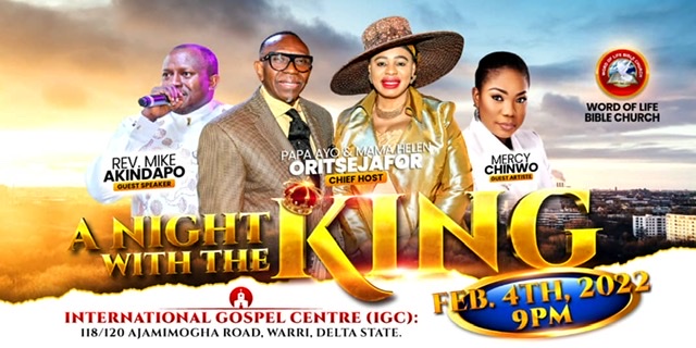 ' A Night With The King' holds in Warri, February 4